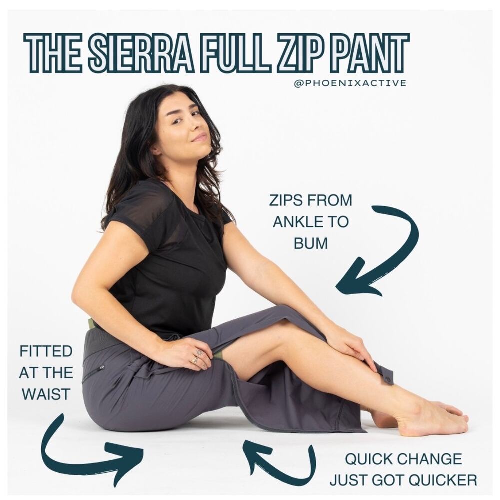 Phoenix Active Sierra Full Zip Pant – Tearaway Style | Quick-Change Active Pants
